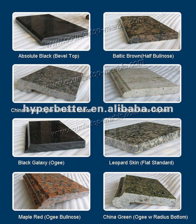 countertop edge treatment