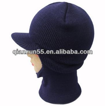 face pattern beanie beanie long hat face mask visor knitting of long men Details beanie  hat