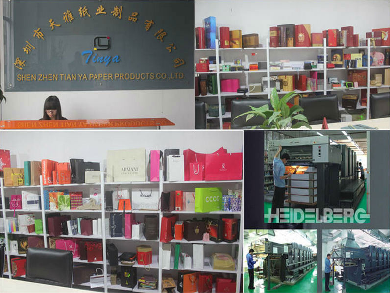 Custom luxury lined paper with picture box for red wine bottle packaging