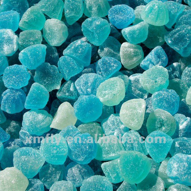 sugar coated Bone shape gummy candy