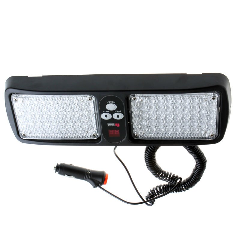 86 LED Car Truck Visor Strobe Flash Light Panel