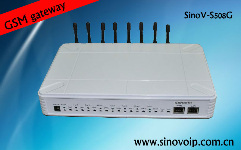 8チャンネルのVoIPのGSMゲートウェイに複数のSIMカードを自動変更8 goipゲートウェイGSM方式のアスタリスクカード問屋・仕入れ・卸・卸売り