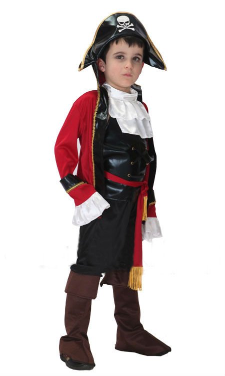 B-0078 lindo de cinco piezas de los niños del pirata trajes para ...