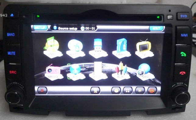 Hyundai I30 car dvd I301 2Din 7 Inch TFT LCD Digital Touch Screen 