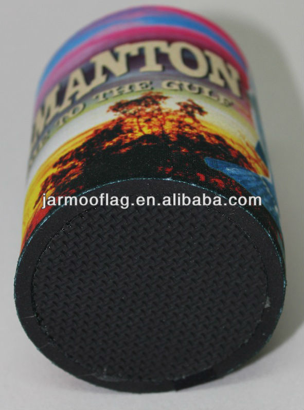 collapsible custom bottle cooler neoprene champagne