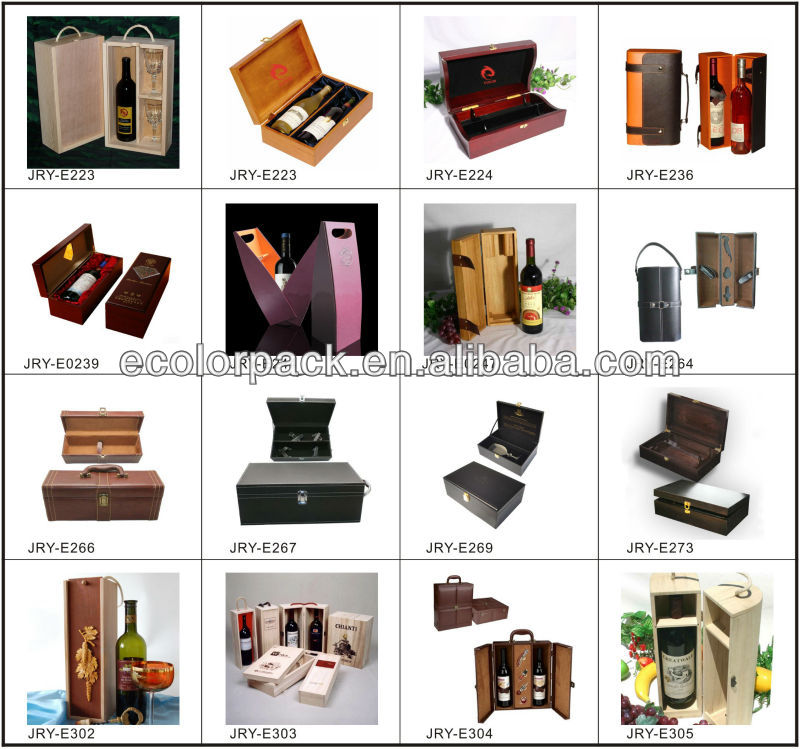 manufacture 1 bottle red wine wooden box with lock