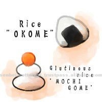 Japanese rice cracker , Soy sauce and salty , Senbei Okaki