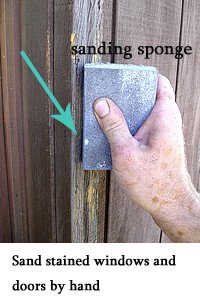 sanding sponge sample
