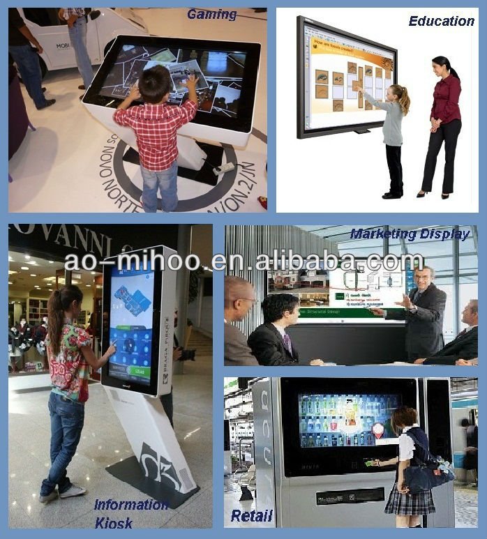aio32から55インチのタッチパネルpcオールインワンフロアスタンド問屋・仕入れ・卸・卸売り