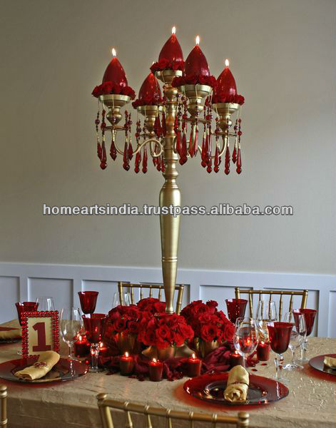 Centros de mesa candelabros de plata al por mayor para wedding ... Wedding Candelabros diseño