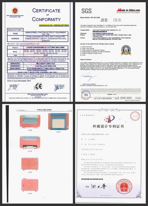 Dowell wood block laser cutting machine