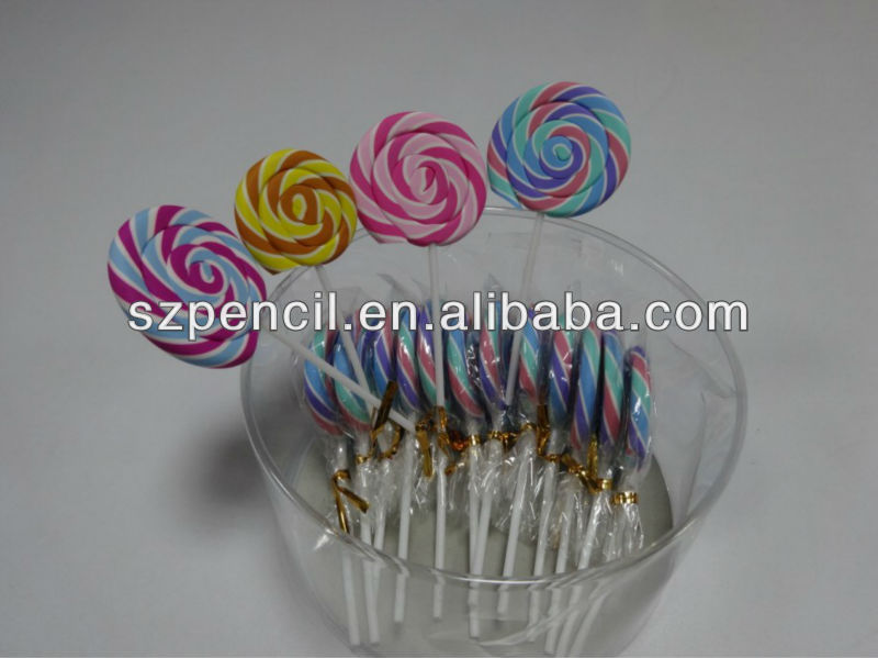 lollipop shaped eraser