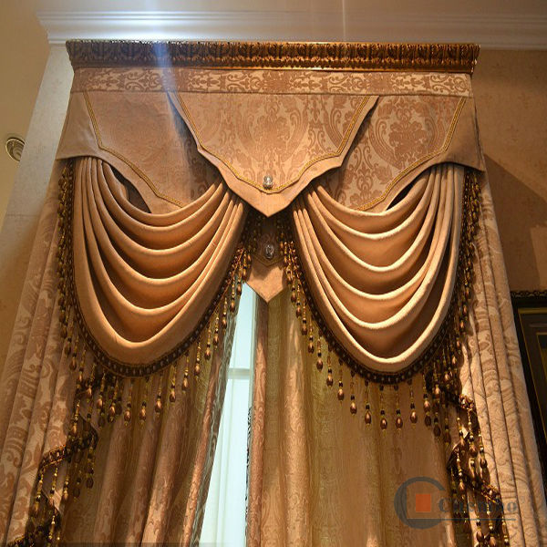 中国卸売2014年既製カーテン、 設計のリビングルームのカーテン