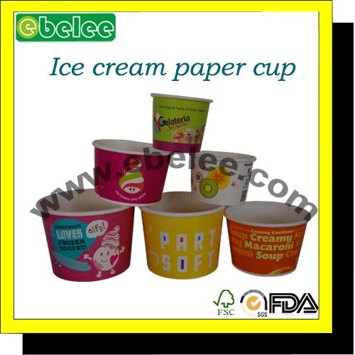 Nice design ice cream packing products paper bowl for ice cream