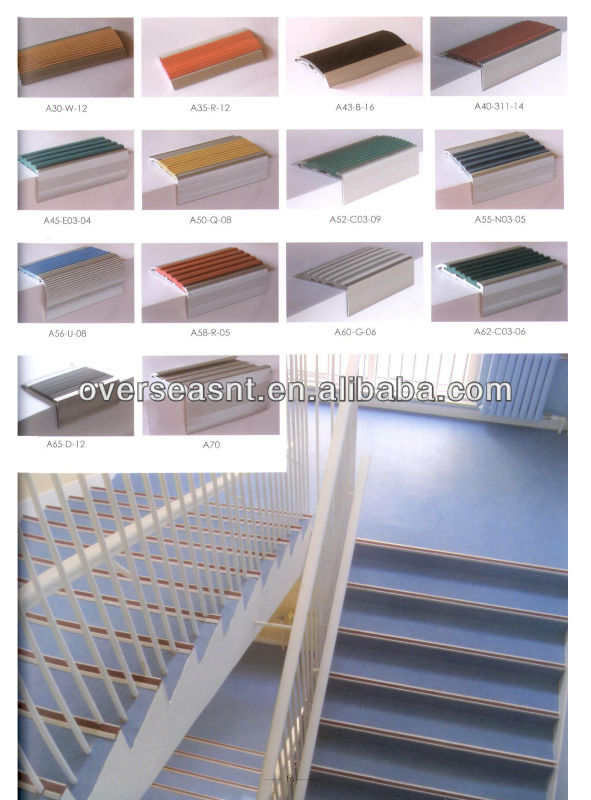 ビニール/pvc/aluminum抗- スリップストリップ/の階段は、 段鼻問屋・仕入れ・卸・卸売り