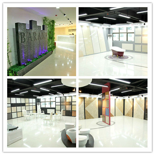 Double Loading Tile White Salt and Pepper Ceramic Tile