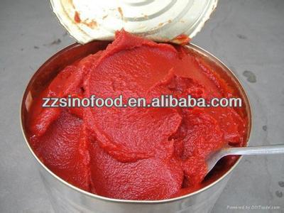 Bulk Canned tomato paste brix:28%-30% purity 60%