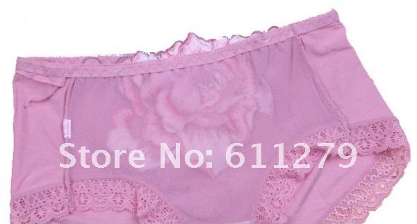 High Quality! Women's Sexy Underware,Bamboo Solid Flower Panties,Shorts Rose Lace Underpant, 5 pcs/lot,8coloers,Wholesale High Quality! Women's Sexy Underware,Bamboo Solid Flower Panties,Shorts Rose Lace Underpant, 5 pcs/lot,8coloers,Wholesale