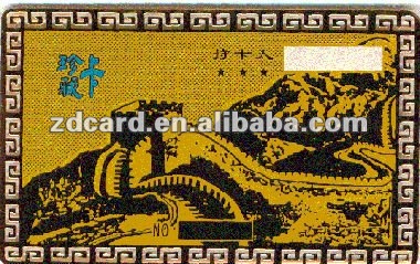 高品質の観光事業のGoldbackgroundの金属カード仕入れ・メーカー・工場