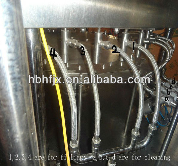 Full automatic liquid filling machine for packing Coconut water in Doypack or standing bag with spout and screw cap