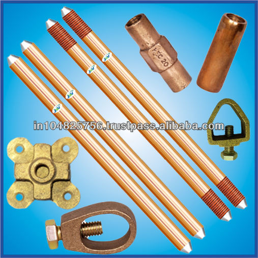 Lightning Protection Copper Coated Steel Earth Rod問屋・仕入れ・卸・卸売り