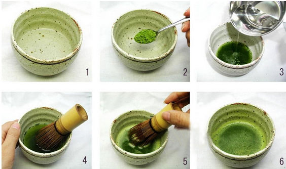Chinese Japanese green tea powder matcha