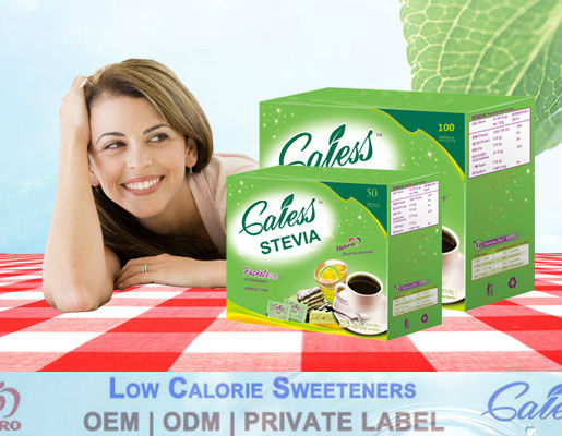 Stevia sachet for coffee