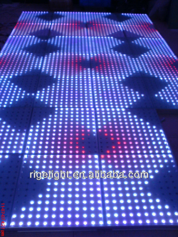 P42 LED sensitive Dance Floor/interactive dance floor&LED Dance Floor