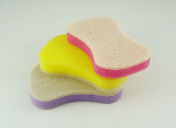 Muli- カラーのキッチンクリーニングスポンジ、 scruberスポンジ、 キッチンスポンジスポンジたわし問屋・仕入れ・卸・卸売り