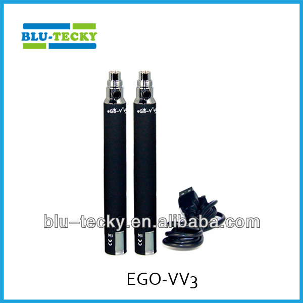 1300mah e cigarette newest type battery variable voltage ego v v3