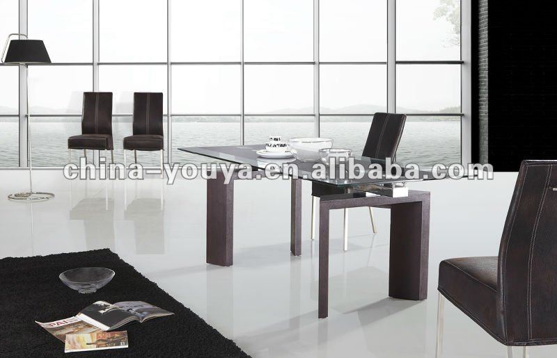 Nuevo cristal extensible mesa de comedor yt907# mesas de comedor ...
