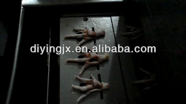 2014 new design Chicken feet cutter for frozen chicken feet/chicken feet cutting machine