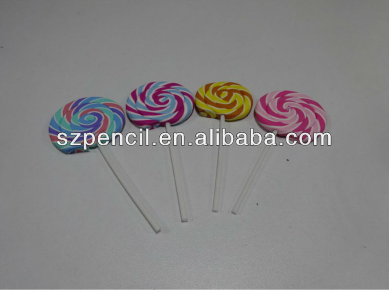 lollipop shaped eraser