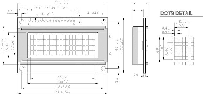 DISPLAY LCD 20X4 display lcd 20x4: