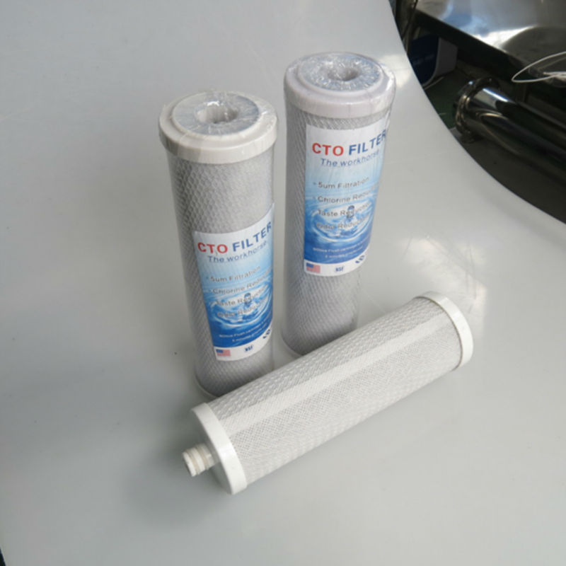 YILI water fittings block coconut cartridge and activated carbon filter
