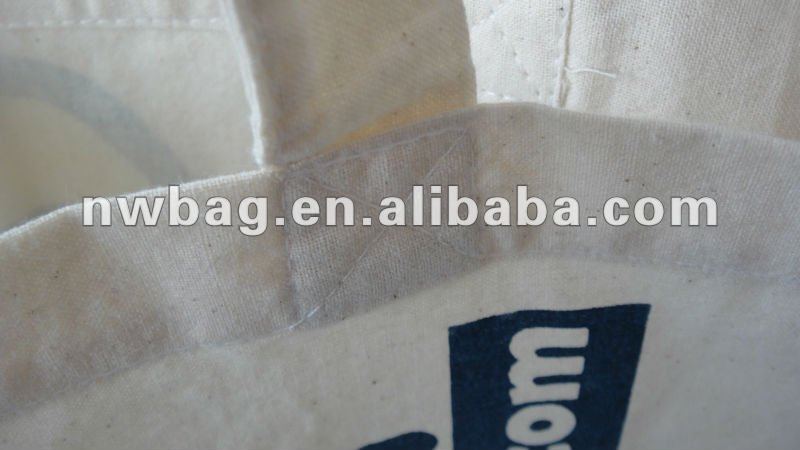 安い昇進の2014年カスタムの綿の袋卸売、 プレーン印刷ロゴ付き袋の綿のトート、 エココットンバッグのプレーン問屋・仕入れ・卸・卸売り