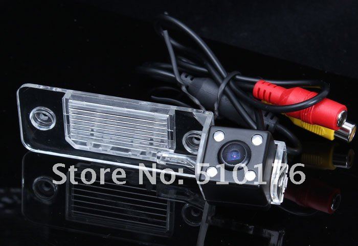 Tiguan Camera Car Rear View Camera With 4 LED For Volkswagen Tiguan 2007-2010