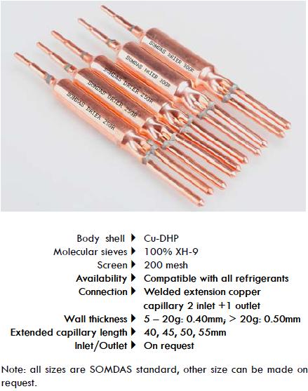 冷媒銅somdasメーカー中国寧波にフィルタードライヤー問屋・仕入れ・卸・卸売り