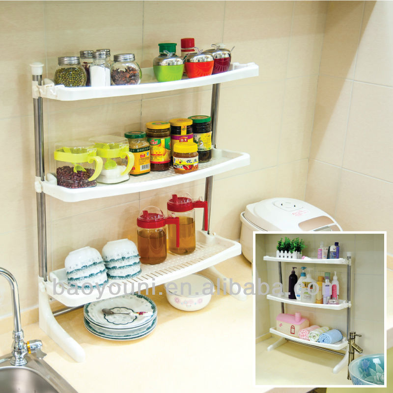 3層プラスチック製スパイスラックＤＱ-0936-1問屋・仕入れ・卸・卸売り
