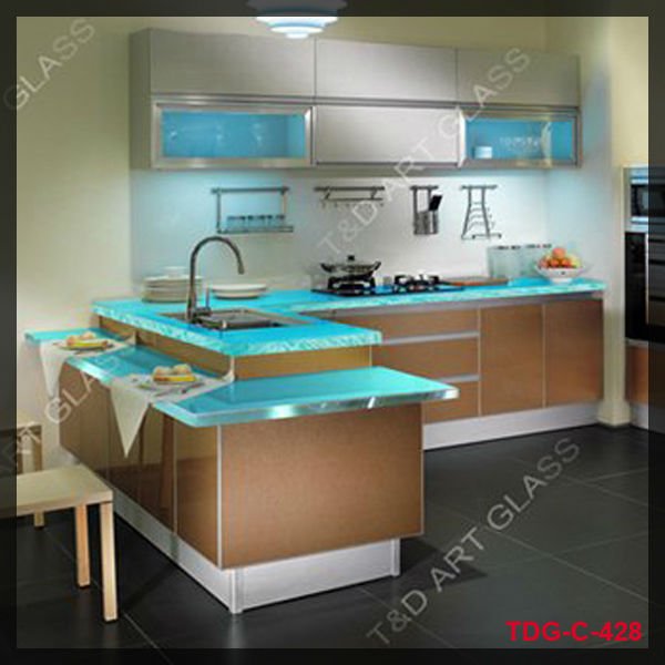 Fundição de vidro texturizado bancada da cozinhaTampos de mesas, balcões e p # Fechamento De Bancada De Cozinha Fundição de vidro texturizado bancada da cozinhaTampos de mesas, balcões e p # Fechamento De Bancada De Cozinha