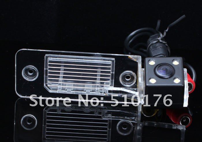 Tiguan Camera Car Rear View Camera With 4 LED For Volkswagen Tiguan 2007-2010