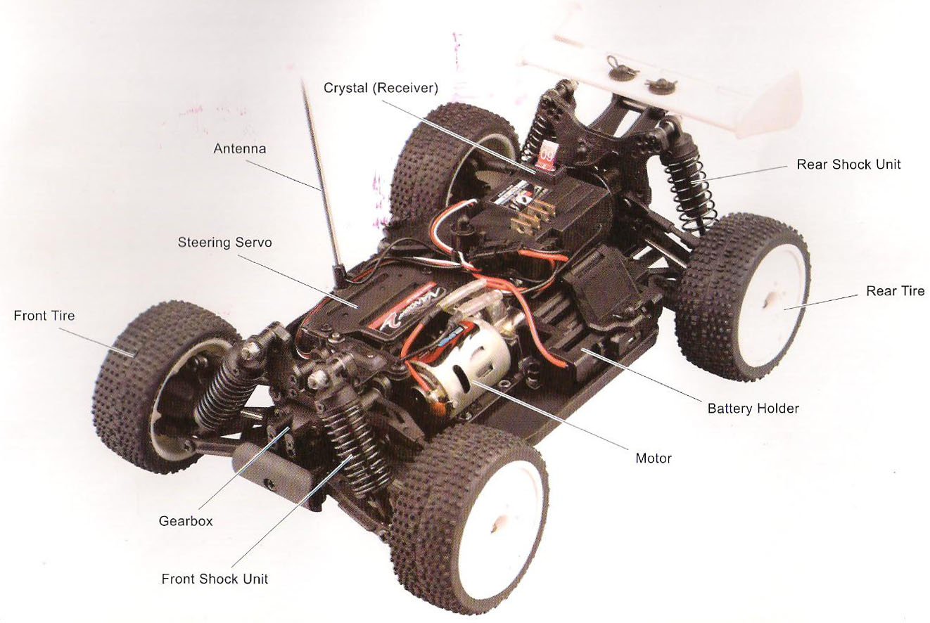 remote control car components