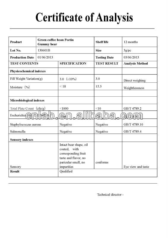 GMP Certificate gummi candy gummy vitamins candy gummi candy