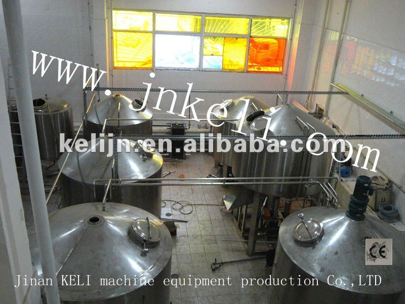 10T per day turnkey large beer factory equipment, beer factory