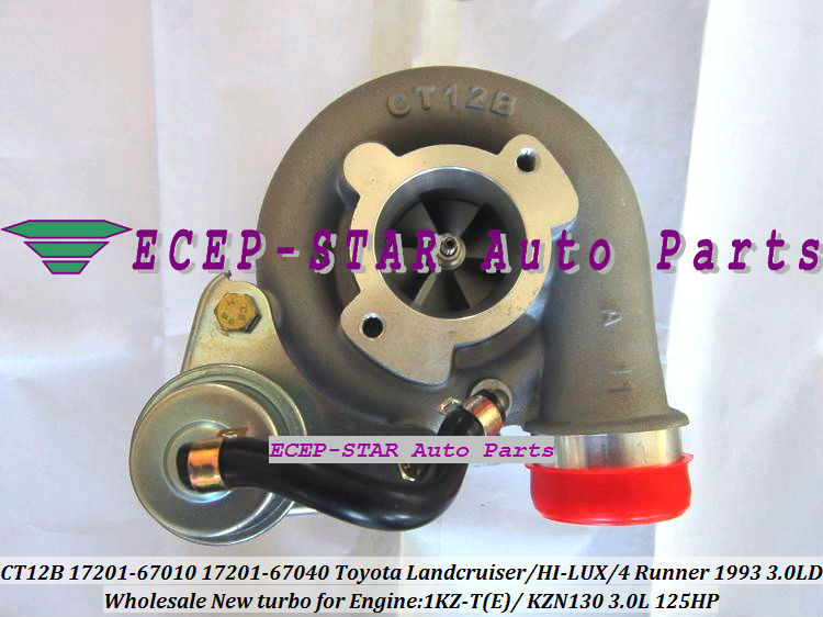 CT12B 17201-67010 17201-67040 TOYOTA LANDCRUISER HI-LUX 4 Runner 1993 3.0L Turbocharger (4)