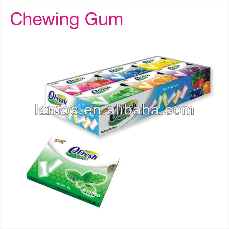 LANTOS BRAND 9g mint leaf chewing gum
