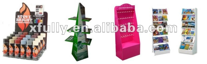 cardboard chew gum display stand for promotion
