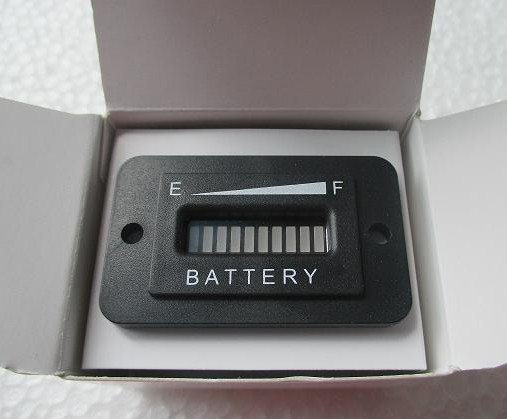 Ledバッテリー充電インジケータ10-barフォークリフト用放電インジケーターメーター、 ゴルフカート、 トラック、 車の、 ボート仕入れ・メーカー・工場