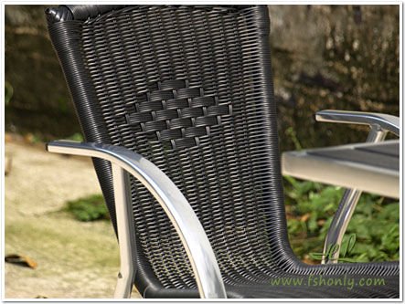 Outdoor plastic wood square table HLWT109F