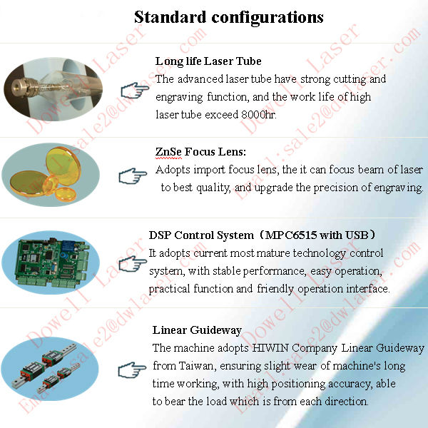 Dowell wood block laser cutting machine